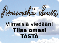 Pisnesmiehiä Lemiltä - Kirja myynnissä nyt! Tilaa omasi tästä.
