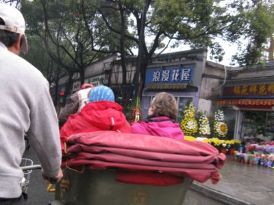 Riksakyytiä Pekingissä.