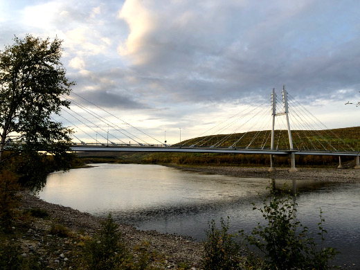 Tenon ylittävä silta Norjaan on näinä aikoina kovin hiljainen.