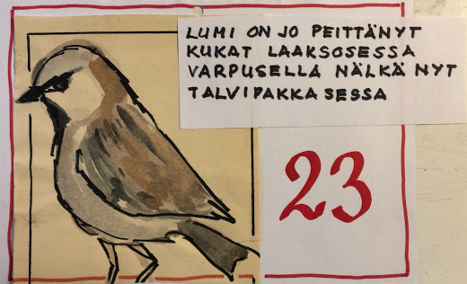 Piirros ja riimit Sirkka-Liisa Vaalivirta